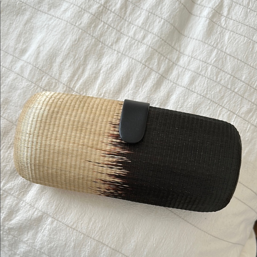 Elegant Black and Tan Clutch